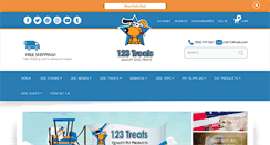 Desktop Screenshot of 123treats.com